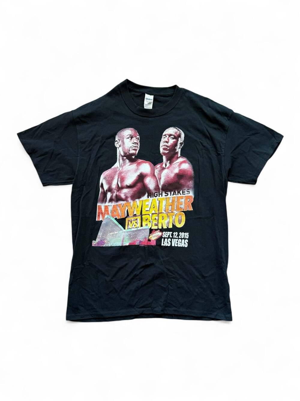 Floyd Mayweather vs Andre Berto 2015 High Stakes Boxing Promo T-Shirt